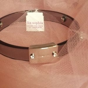 Grey acrylic bracelet